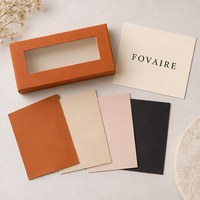 Boîte rigide écologique personnalisée pour faux cils, boîte pliante avec fenêtre transparente et logo personnalisé pour l'affichage en vente au détail des cils