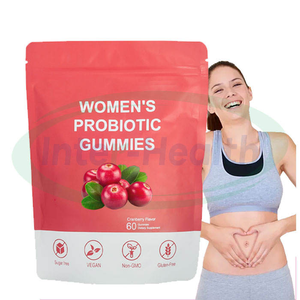 Gomitas Probióticas para Mujeres Ausreson, Suplemento para la Salud Intestinal, Certificado Halal para Adultos, 60 Gomitas por Botella - Product Image 1