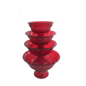 Pedestal de vidro para decoração de Natal, suporte de vela votiva azul cinza, suporte de vela flutuante, suporte de vela