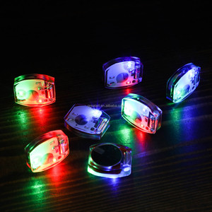 Mini-lampes LED <span class=keywords><strong>multicolores</strong></span> étanches à activation par vibration, avec pile CR1632, taille 21x17x5mm, pour vêtements et chaussures - Product Image 5