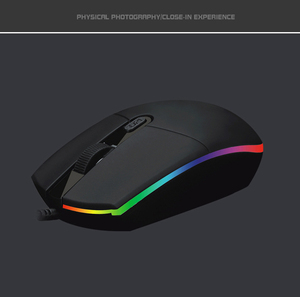 เม้าส์เกม RGB G102หลากสี divpard เมาส์ USB สำหรับคอมพิวเตอร์ตั้งโต๊ะ - Product Image 3