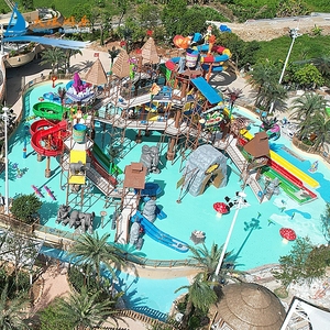 Nhà máy trực tiếp trẻ em chơi nơi vui chơi giải trí công viên sợi thủy tinh trượt nước trò chơi cho công viên chủ đề nước - Product Image 4