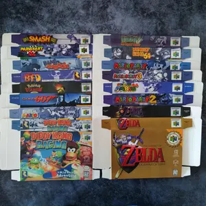 In Stock N64 Game Series 3 In 1 Packaging Box For Nintendo 64 Game Cards