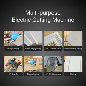QX-ZD-1200 נדלי מכונת חיתוך אריח מים אוטומטית 45 מכונת חיתוך אבן גרניט פורצלן תואר 110v 220v - Product Image 3