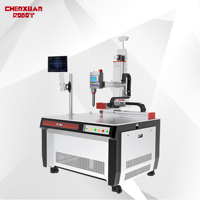 Machine de soudage laser à fibre à plateforme quatre axes PLC pour acier inoxydable et alliage d'aluminium, modèle CX1500KW, garantie 1 an contre la rouille