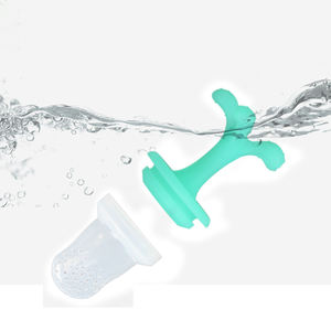 Nuovo personalizzato due in uno riutilizzabile BPA gratis eco-friendly per bambini bambino alimentazione per neonati ciuccio massaggiagengive in Silicone mangiatoia per frutta del bambino - Product Image 4