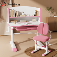 Ensemble table et chaise d'étude manivelle pour enfants, idéal pour la lecture et l'apprentissage à domicile (vente en gros)