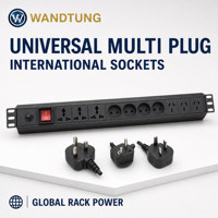 PDU intelligent pour rack, gestion de l'alimentation intelligente avec surveillance SNMP, prises C13 C19 pour l'infrastructure des armoires de serveurs