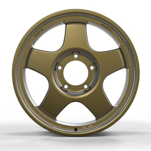 New YUFAN FF01 16 Inch Five <b>Spoke</b> Rim Rolling Aluminium White PCD 114.3mm ET 35mm Passenger Car Retrofit/Upgrade <b>Wheels</b> - Product Image 4