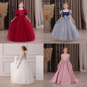 Pacchetto Misto Catpapa: Abito <span class=keywords><strong>da</strong></span> Principessa Floreale a Strati per Bambine, Stile Formale per Feste di Compleanno e Spettacoli - Product Image 5