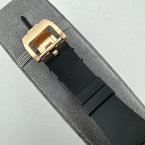Luxury Carbon Fiber Pure Gold <b>Watch</b> Tonneau <b>Skeleton</b> Design with Diamond Inlay High-End Women's <b>Automatic</b> Mechanical <b>Watch</b> - Product Image 6