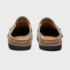 Gran oferta, Zapatillas de casa con hebilla reciclable de corcho suave para mujer con forro de cuero genuino, zuecos Birkenstocks transpirables - Product Image 2