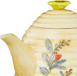 Bee Sweet 32 oz. Tetera de colmena <span class=keywords><strong>3</strong></span>-D de cerámica, multicolor para té/café/leche/mujeres/oficina/hogar/regalo (Jade) - Product Image 3