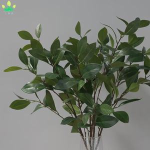 Feuilles de Laurier Artificielles en Plastique à Longue Tige, Branche de Verdure pour Mariage, Maison, Fête, Bureau, Vase, Café, <span class=keywords><strong>D</strong></span>écoration - Product Image 4