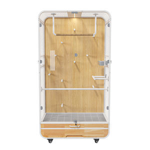 กรงนกขนาดใหญ่สำหรับนกแก้วที่เลี้ยงนกบ้านนกกรงเหล็กบ้านนกขนาดกลาง - Product Image 4