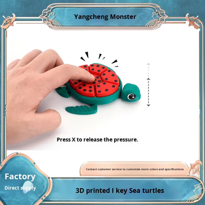 Juguete de Tortuga 3D Impreso, Pequeño y Portátil, para Aliviar el Estrés, Figura Creativa para la Oficina o Escritorio - Product Image 5