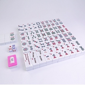 Juego de Mahjong Americano Judío Occidental de 30MM con Cubierta de Melamina, Caja de Madera, Bolso y Regla de Cartas - Regalo de Fichas de Mahjong Americanas - Product Image 6