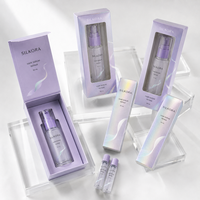 Private Label OEM ODM Großhandelslieferant Maßgeschneiderte Haarserum-Verpackungsbox PET-Fenster Faltkarton 50ml Reparatur Matt-Laminierung