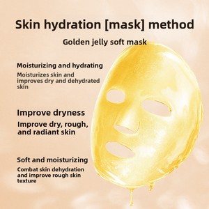 Mascarilla Facial de Colágeno con Película Suave Dorada Tichys, Hidratante, Original, Venta al por Mayor, Sin Enjuague, Aplicación Directa, Mascarilla de Lodo, Hidratante, Iluminadora, para la Piel - Product Image 2