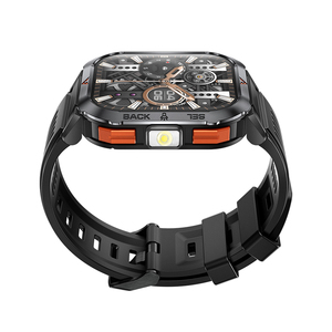 Montres intelligentes de sport TKYUAN 2024 pour hommes, appels BT, écran 2,02 pouces, étanches 3ATM, tracker de fitness, montre intelligente avec lampe torche - Product Image 5