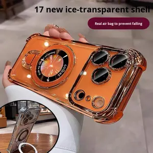 Étui <span class=keywords><strong>de</strong></span> téléphone portable magnétique antichoc en TPU+PC <span class=keywords><strong>de</strong></span> luxe pour 17 17 Pro avec protection anti-chute aux <span class=keywords><strong>quatre</strong></span> <span class=keywords><strong>coins</strong></span> - Product Image 3