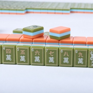 Nuevas fichas de mahjong acrílicas con diseño de pastel de frijol mungo, fichas de mahjong para entretenimiento de adultos, suministradas directamente por el fabricante. - Product Image 3