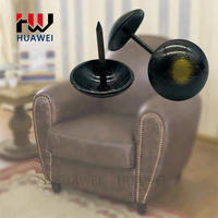 Clous décoratifs vintage œil de chat pour rembourrage, clous de canapé à tête dôme, épingles à tête métallique pour meubles en cuir souple, chaise et canapé