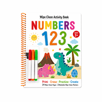 Personalisierter Malbuch-Druckservice für Kinder Spiralgebundenes Kleinkind-Malbuch mit Cartoon-Motiven und Kritzelkunst