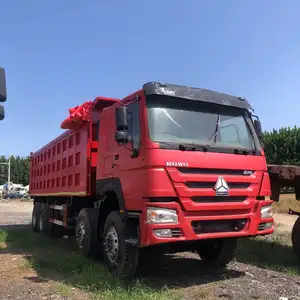 Second Hand Sino Sinotruk Howo 371 6x4 A7 8x4 12 Wheeler Tyres Tipper Used Dump Trucks For Sale Price