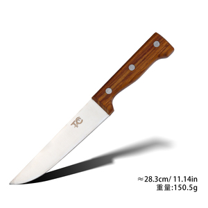 Cuchillo <span class=keywords><strong>de</strong></span> Chef <span class=keywords><strong>de</strong></span> Acero Inoxidable 4cr14mov <span class=keywords><strong>de</strong></span> 8 Pulgadas Hecho a Mano con Mango Ergonómico <span class=keywords><strong>de</strong></span> Madera y Logotipo Personalizado para Cocina y Carnicería - Product Image 2
