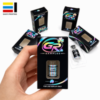 Scatola per Confezione Singola di Fiale in Vetro da 3ml, Cartone Personalizzato con Lamina Olografica e Inserto in Blister