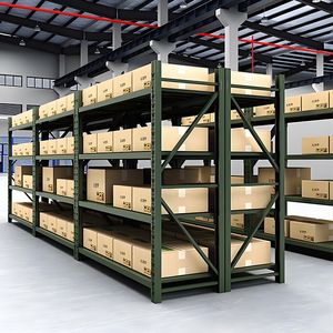 Supports à palettes en acier durables de haute capacité Étagère moyenne Nouveau système de rayonnage d'entrepôt standard de l'UE pour l'exécution des commandes - Product Image 4