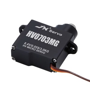 Сервопривод JX PDI-HV0703MG 3 кг, 0,052 с, 8,4 В, микро-безредукторный цифровой мини-сервопривод в полностью алюминиевом корпусе для радиоуправляемых машин - Product Image 5
