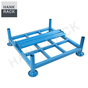 מטען תחבורה לוגיסטי מתלה פלדה מתקפלת אריזת מטען תחבורה לוגיסטי עבור מלגזה פרופיל תואם מסגרת מחסנית - Product Image 5