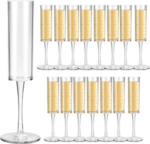 Clear <b>Plastic</b> Champagne Flute Wedding Drinking <b>Cocktail</b> <b>Cup</b> Red White Wine Champagne Glass Flutes Flute <b>Cup</b> Set Made in Vietnam - Product Image 1