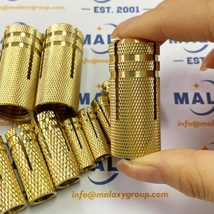 MALAXY Drop In Anclajes de latón para estructura de hormigón Anclaje de expansión - Product Image 3