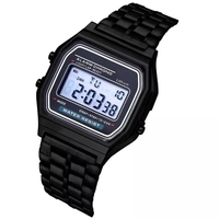 Montre numérique pour femme en or rose de luxe, ultra-fine, en acier, avec LED, montre-bracelet électronique, horloge lumineuse, montre pour femme