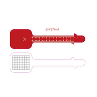 Règle de mesure de cadre, ensemble d'outils de mesure multifonction pour grille d'Amsler ophtalmique