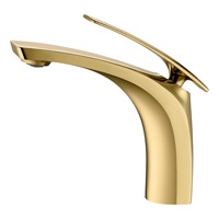 Robinet de lavabo noir en laiton moderne, monotrou, monocommande, eau chaude/froide, avec cartouche céramique, pour salle de bain, à poser sous le plan ou sur le dessus