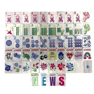 Fichas de Mahjong Personalizadas Aspen Glow, Amuletos de la Suerte, Acrílico Tallado de Doble Cara, Lujo Moderno, para Reuniones de Amigos, Venta al por Mayor y Menor - Product Image 2