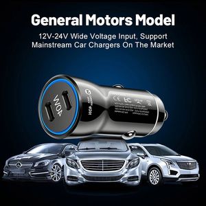 40W Dual Usb C Port Car Charger Usb Type C Fast Charging Car Phone <b>Adapter</b> for Phones - Product Image 6