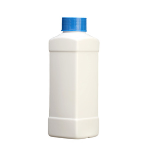 Square <b>Plastic</b> Bottle 500Ml 1000Ml Screw <b>Cap</b> For Chemical Packaging HDPE Blow Molding General Use - Product Image 1