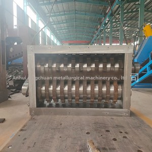 Schredder-Gehäuse Kleiner Doppelwellen-Schredder für Aluminiumabfälle, Kunststoff-Metall-Elektronikabfälle, Kunststoffschredder-Klingengehäuse - Product Image 4