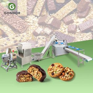 Nutrition Production <b>Chocolate</b> Cereal Enrobing Industry Level Easy Operation Full Automatic Bar <b>Make</b> <b>Machine</b> - Product Image 1