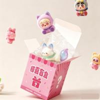 Figurines en vinyle à tête volumineuse, personnages de dessins animés Chibi, animaux en PVC, boîte mystère, design personnalisé OEM, articles de collection, cadeau, 14 ans et plus