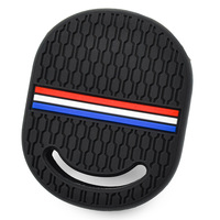 Étui de protection professionnel robuste en silicone à 3 boutons pour clé de voiture, télécommande, accessoires sans clé