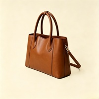 Sac fourre-tout en cuir PU pour filles, logo personnalisé, faible MOQ, sac à main minimaliste pour femmes, vente en gros directe usine