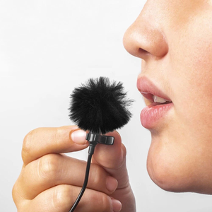 Parabrisas peludo y cabezal de micrófono de felpa para Mini micrófonos Lavalier adecuados para estudio, transmisión en vivo y uso en conferencias - Product Image 5