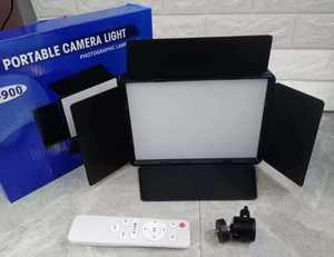 Panel de luz LED para vídeo, enchufe europeo y estadounidense, iluminación de fotografía para transmisión en vivo, <span class=keywords><strong>estudio</strong></span> fotográfico, lámpara de relleno de tres colores con control remoto, 336 Uds. - Product Image 5