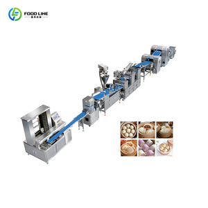 Máquina industrial para hacer pan Naan, máquina eléctrica completamente automática para hacer Roti, producción de pan Chapati, línea de fabricación de pita turca - Product Image 4
